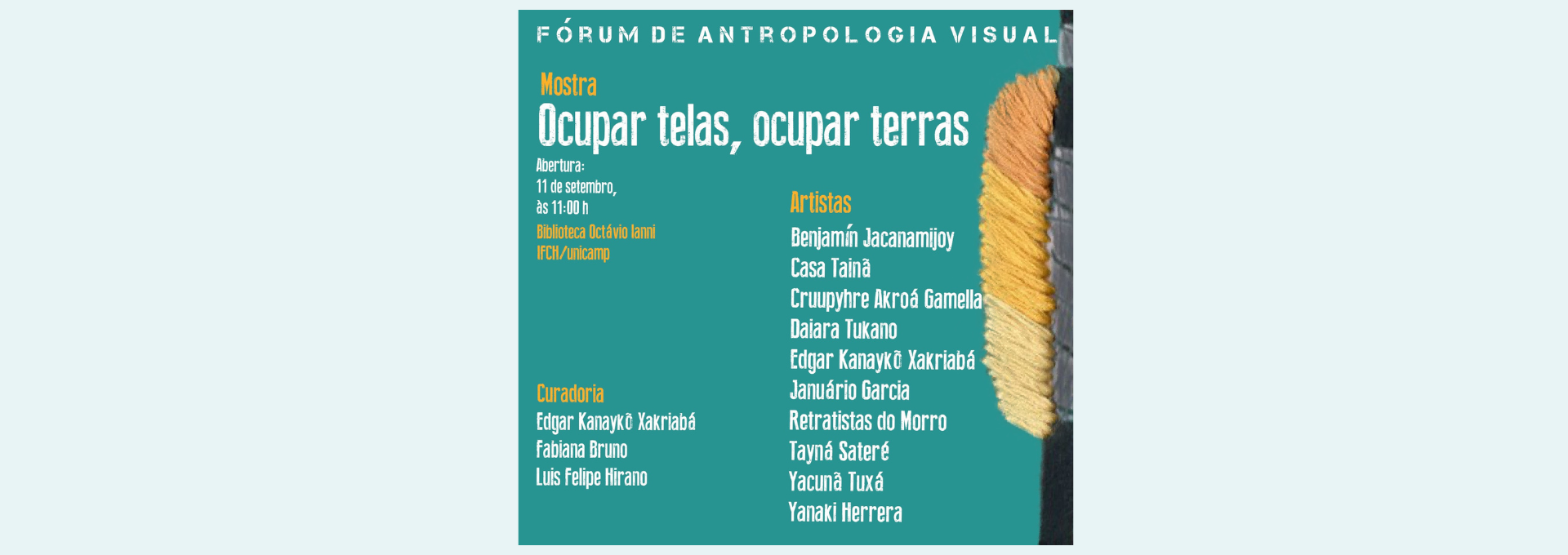 “Ocupar Telas, Ocupar Terras”